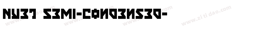 Nyet Semi-Condensed字体转换